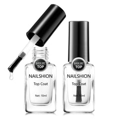 Nailshion couche de finition séchage rapide avec 2 pièces pour manucure rapide