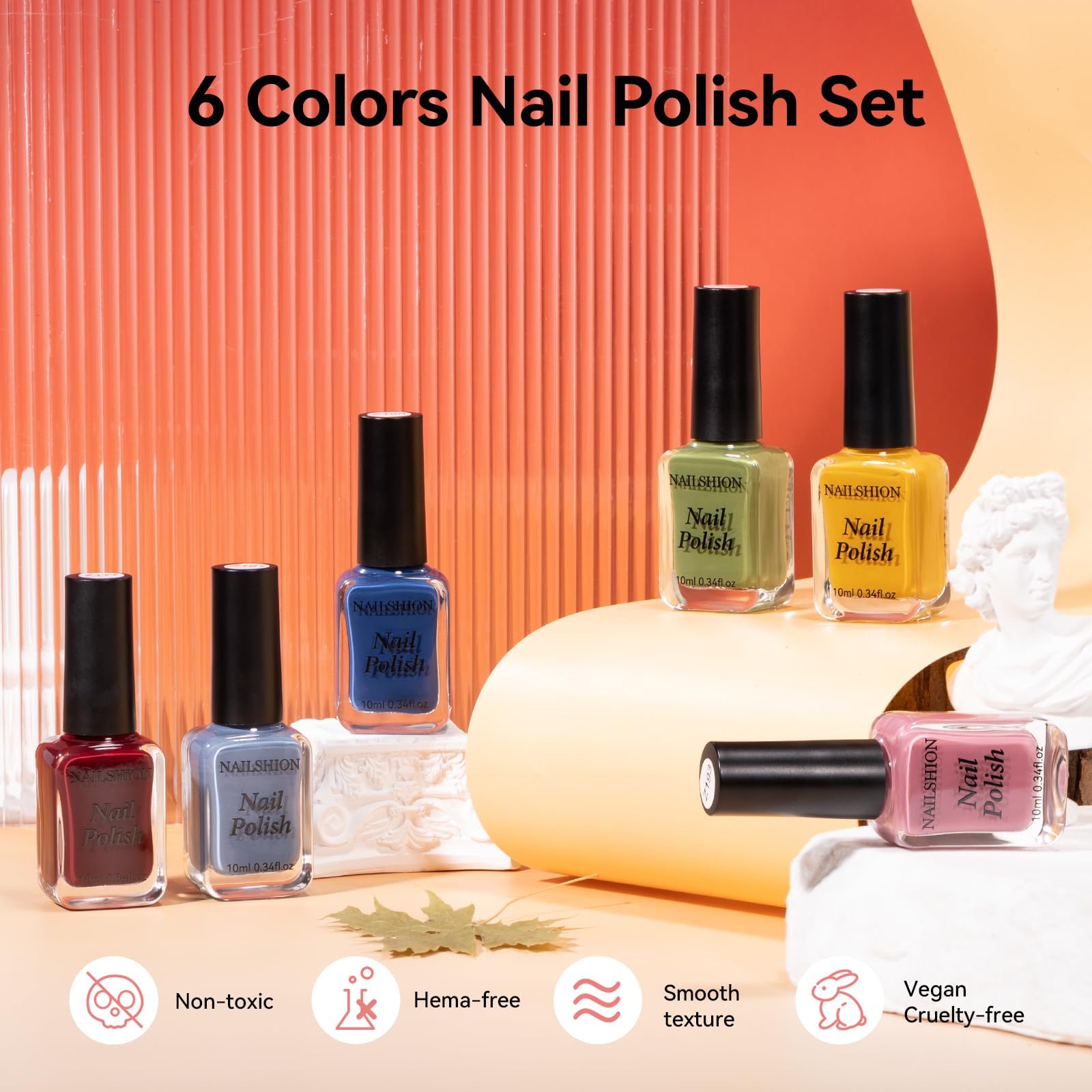 Huile de ricin et vitamine E Nailshion pour ongles sains