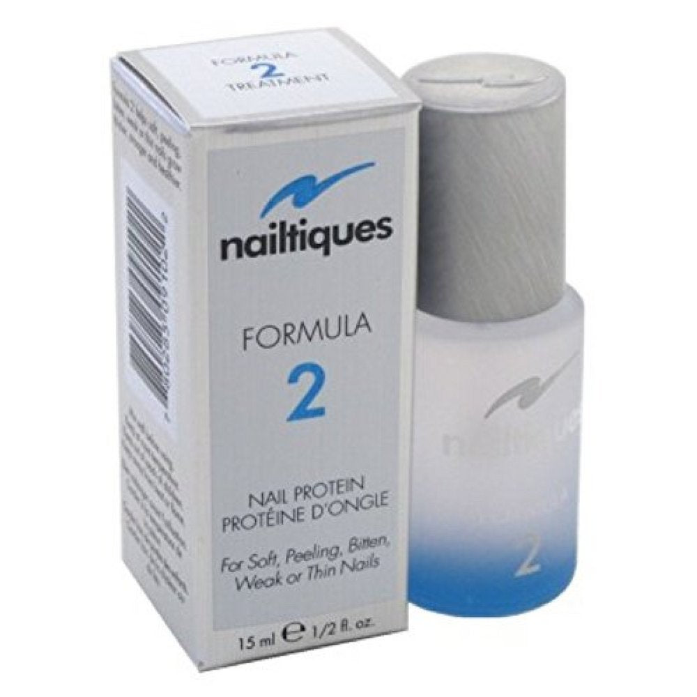 Nailtiques Formula 2 Protéine, flacon; renforce les ongles faibles et favorise leur repousse.
