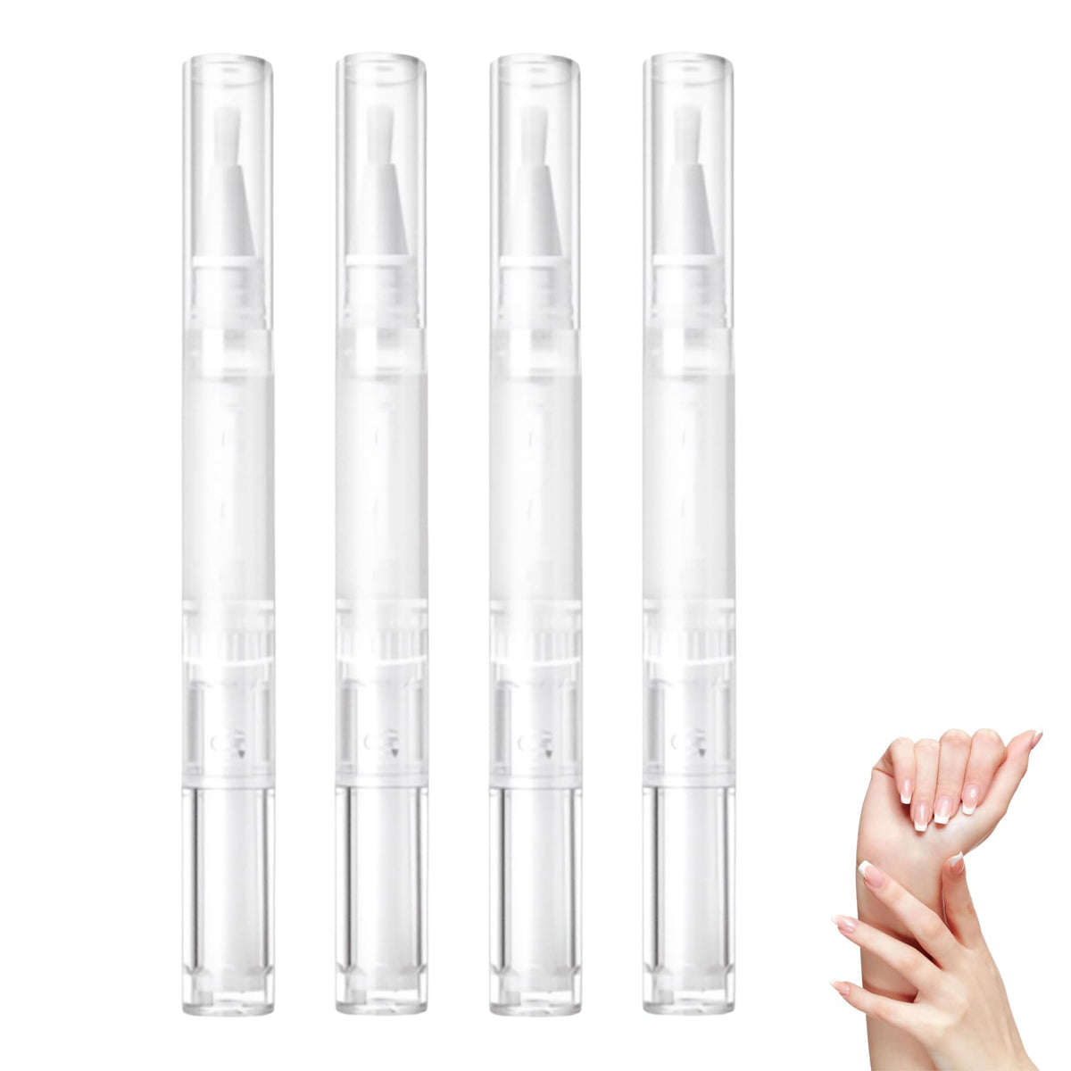 Nailz Stylo Croissance rotation 360° pour une application précise et sans débordement.