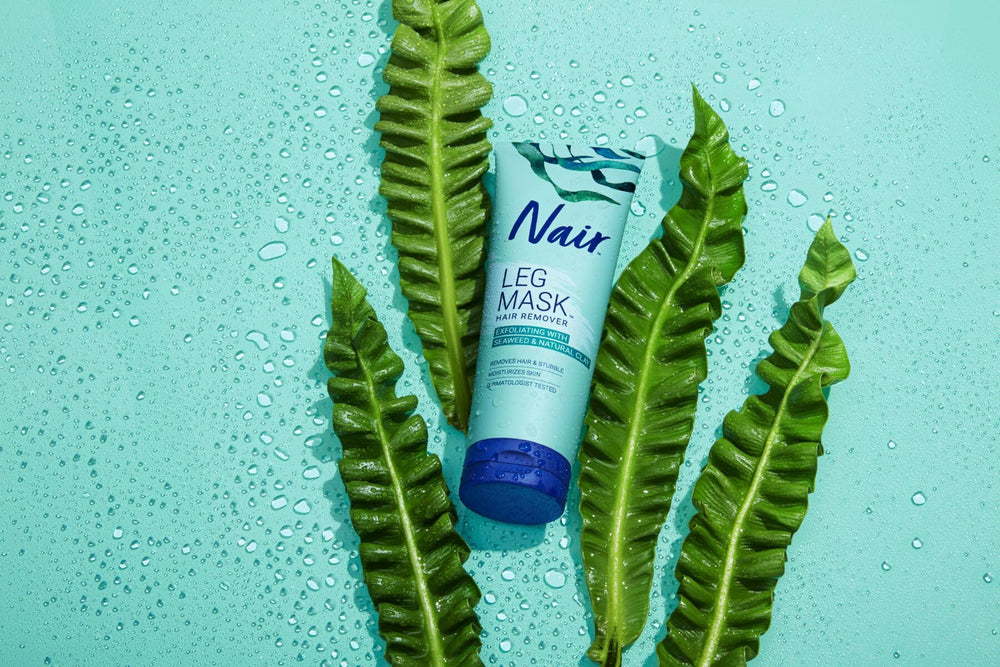 Exfoliation des cellules mortes avec le masque Nair.
