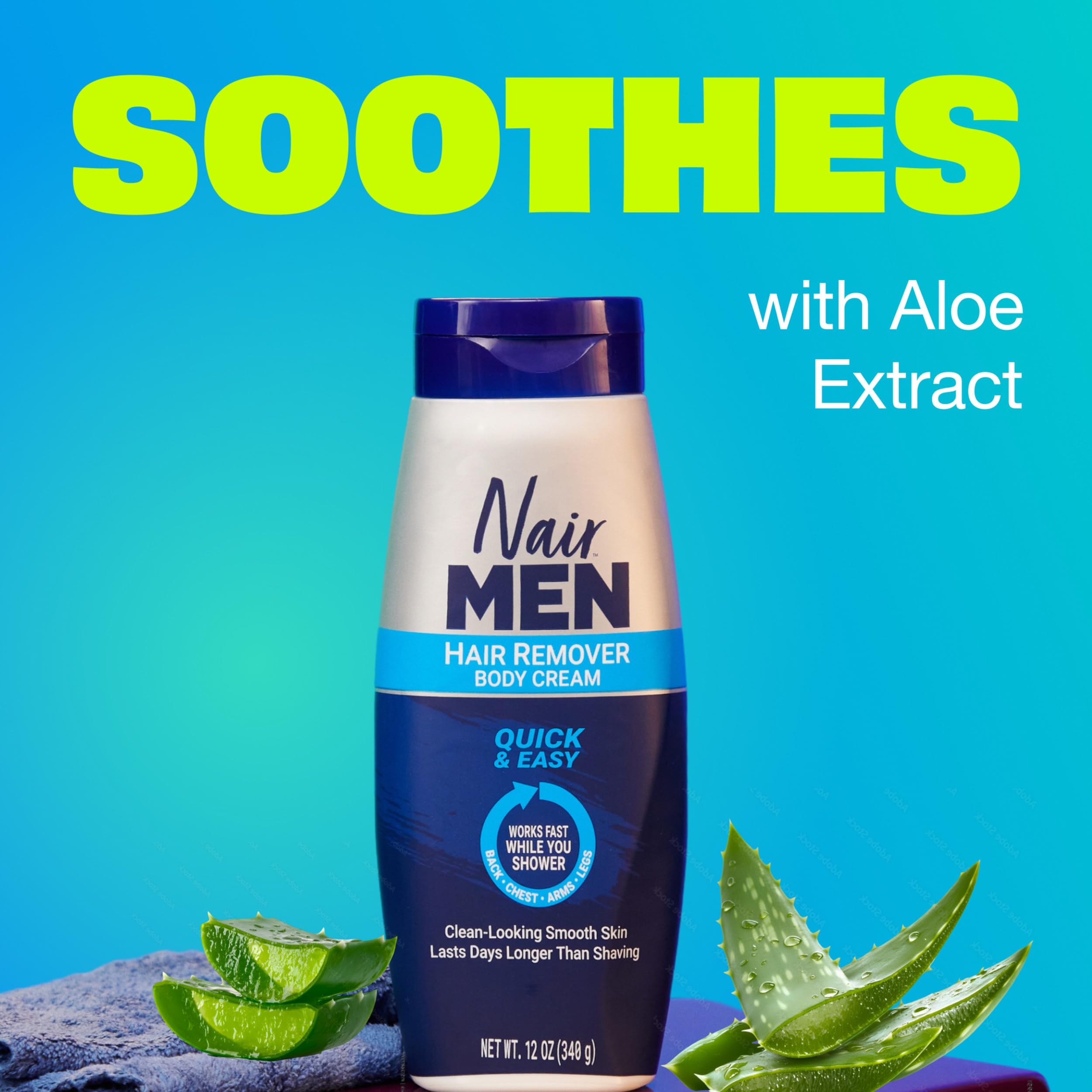 Nair Men Crème Peau Douce: peau nourrie et sans irritations.