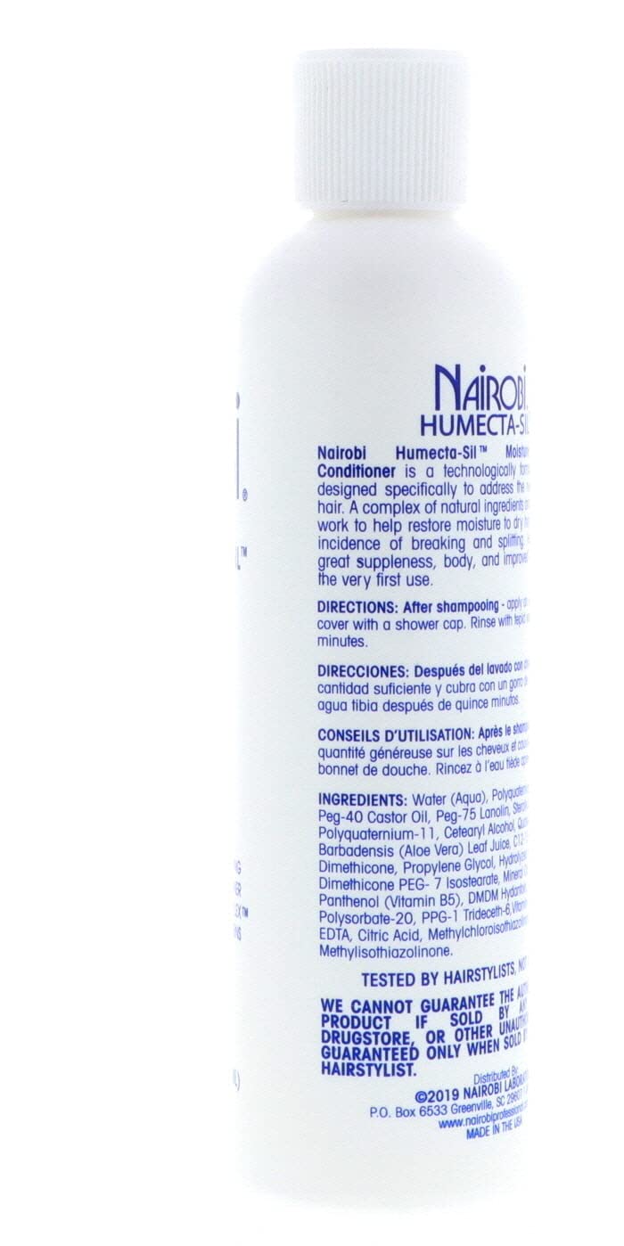 Démêlage sans effort et cuticule lisse avec Nairobi Humecta-Sil.