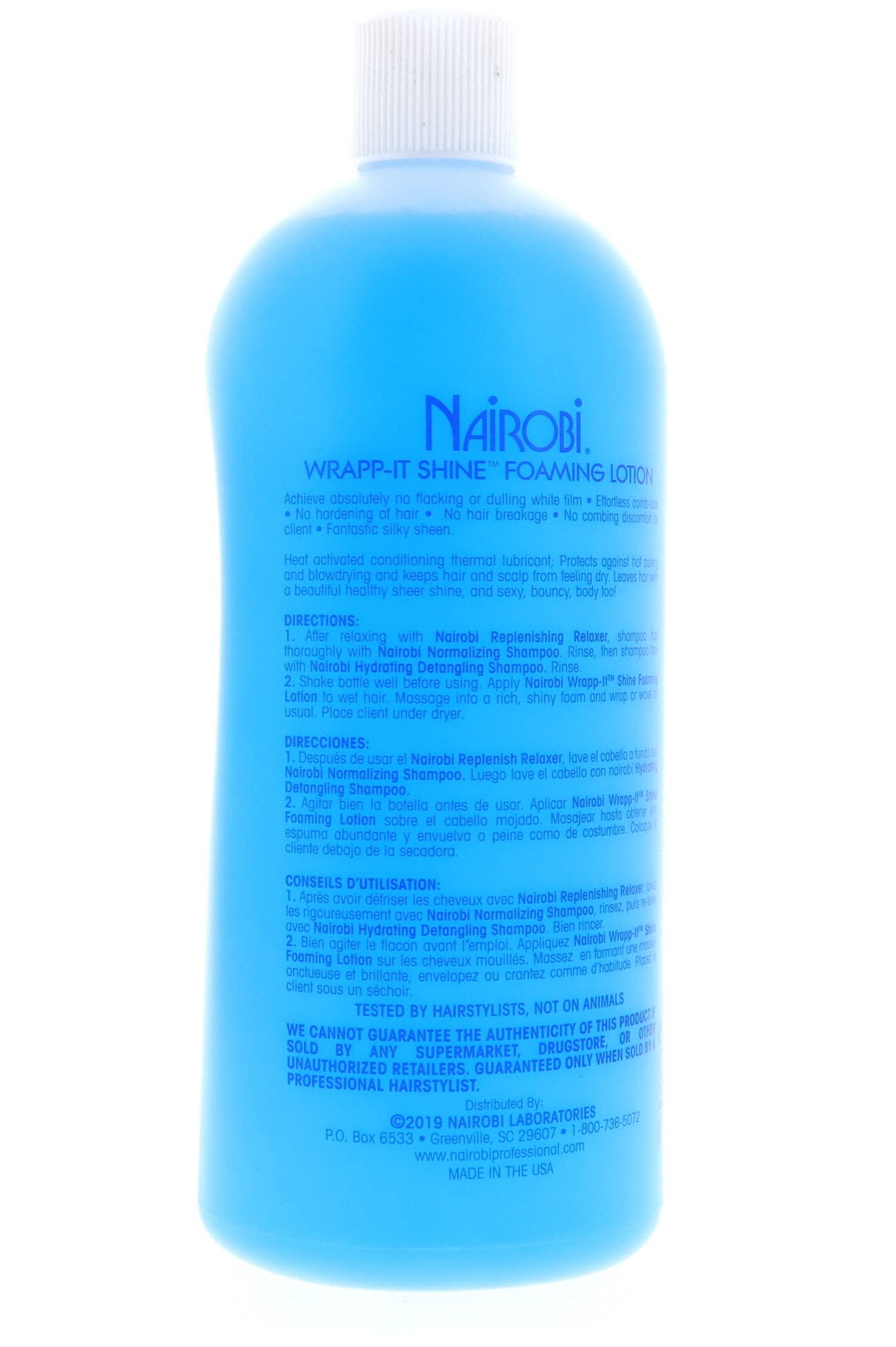 Nairobi Wrapp-It Shine : hydratation légère sans surcharge