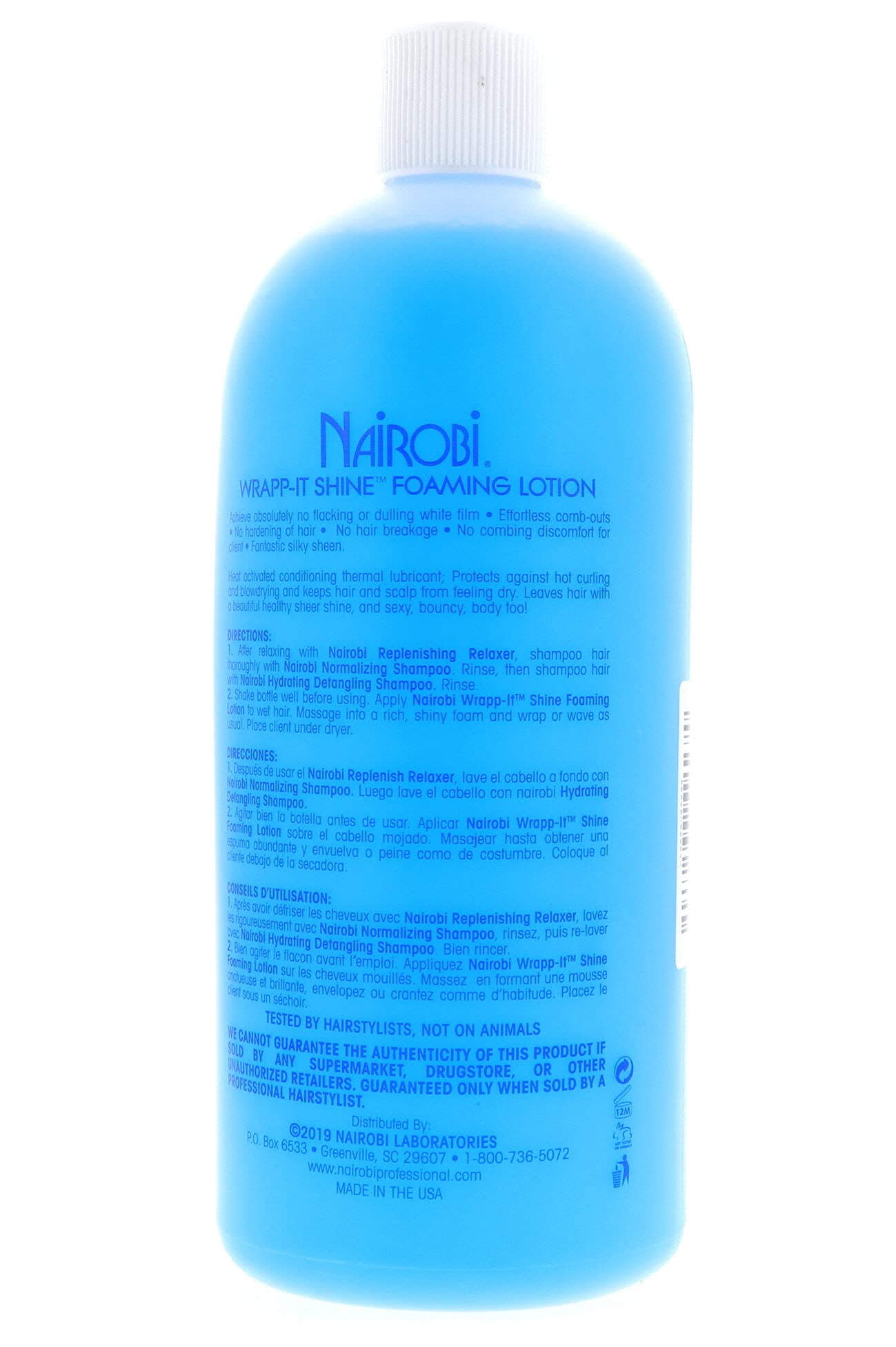 Nairobi Wrapp-It Shine : parfum subtil pour une expérience agréable