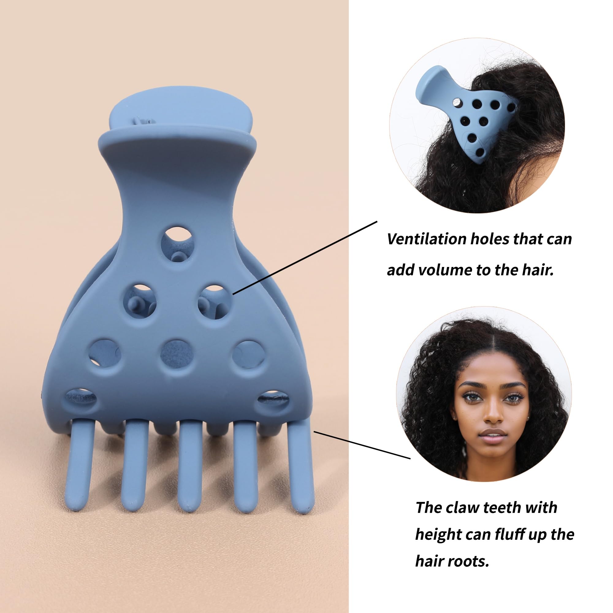 NAISIER clips utilisation humide fixant les boucles pendant le séchage