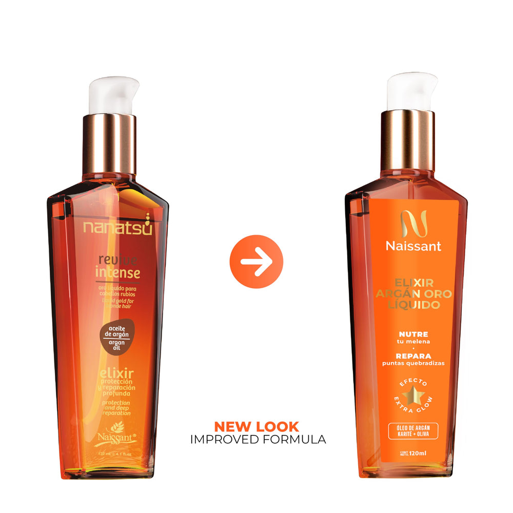 Naissant Elixir Argan Oil cheveux-brillance: cheveux brillants et soyeux.