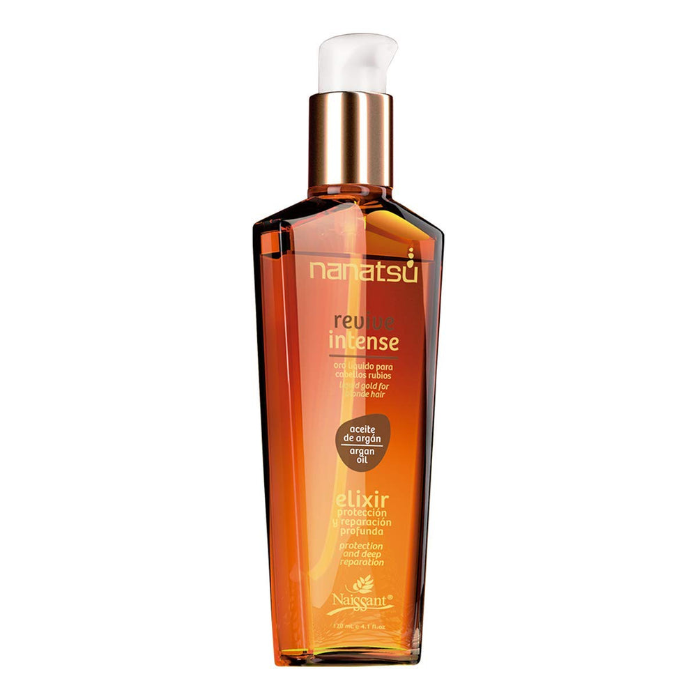 Naissant Elixir Argan Oil bouteille: soin nourrissant pour cheveux forts et éclatants.