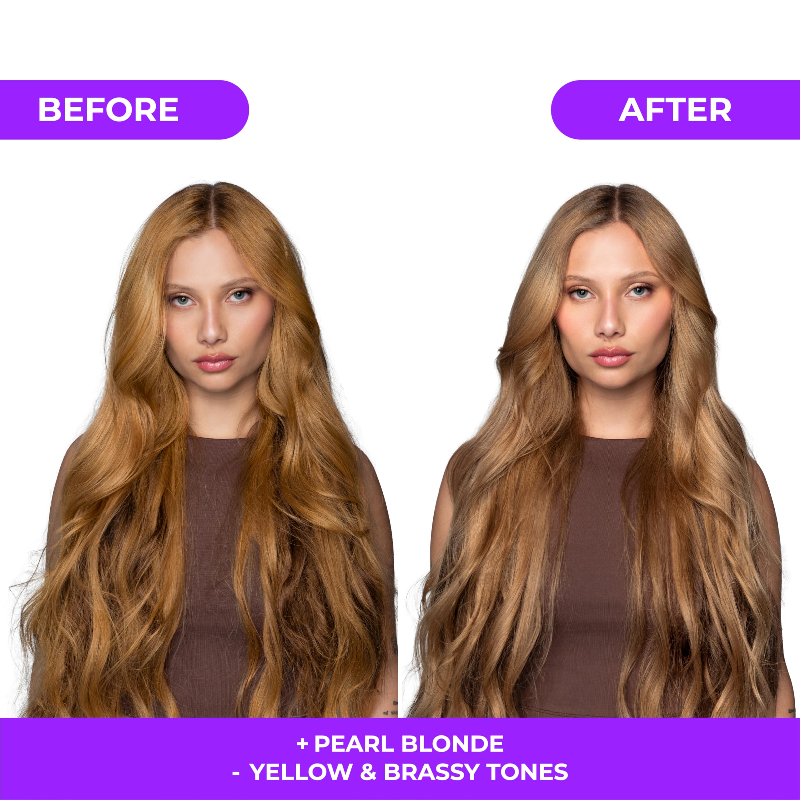 Naissant Shampoing Violet – Texture crème riche pour une sensation douce pendant le lavage.