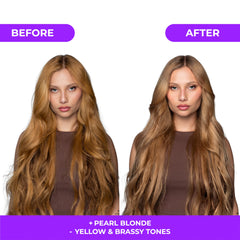 Naissant Shampoing Violet – Texture crème riche pour une sensation douce pendant le lavage.