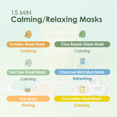 Naisture kit secours masque calmant calendula-concombre: apaise et rééquilibre.