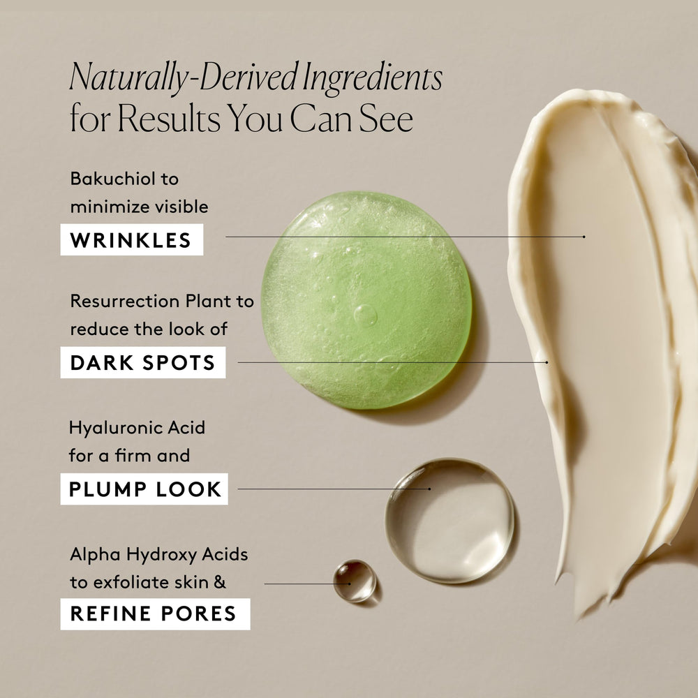 Naked & Thriving Restore crème nuit 50 g, application du soir nourrissante.