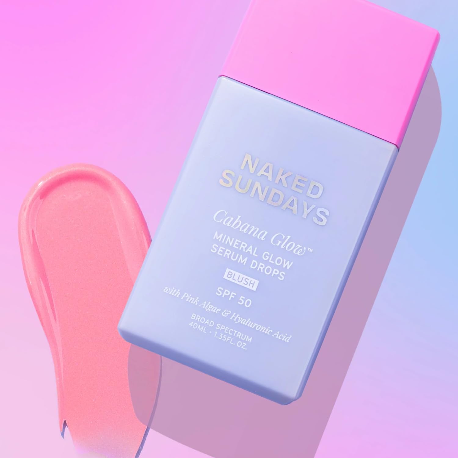 Naked Sundays CabanaGlow-actifs-hydratants : soin hydratant et antioxydants pour la peau.