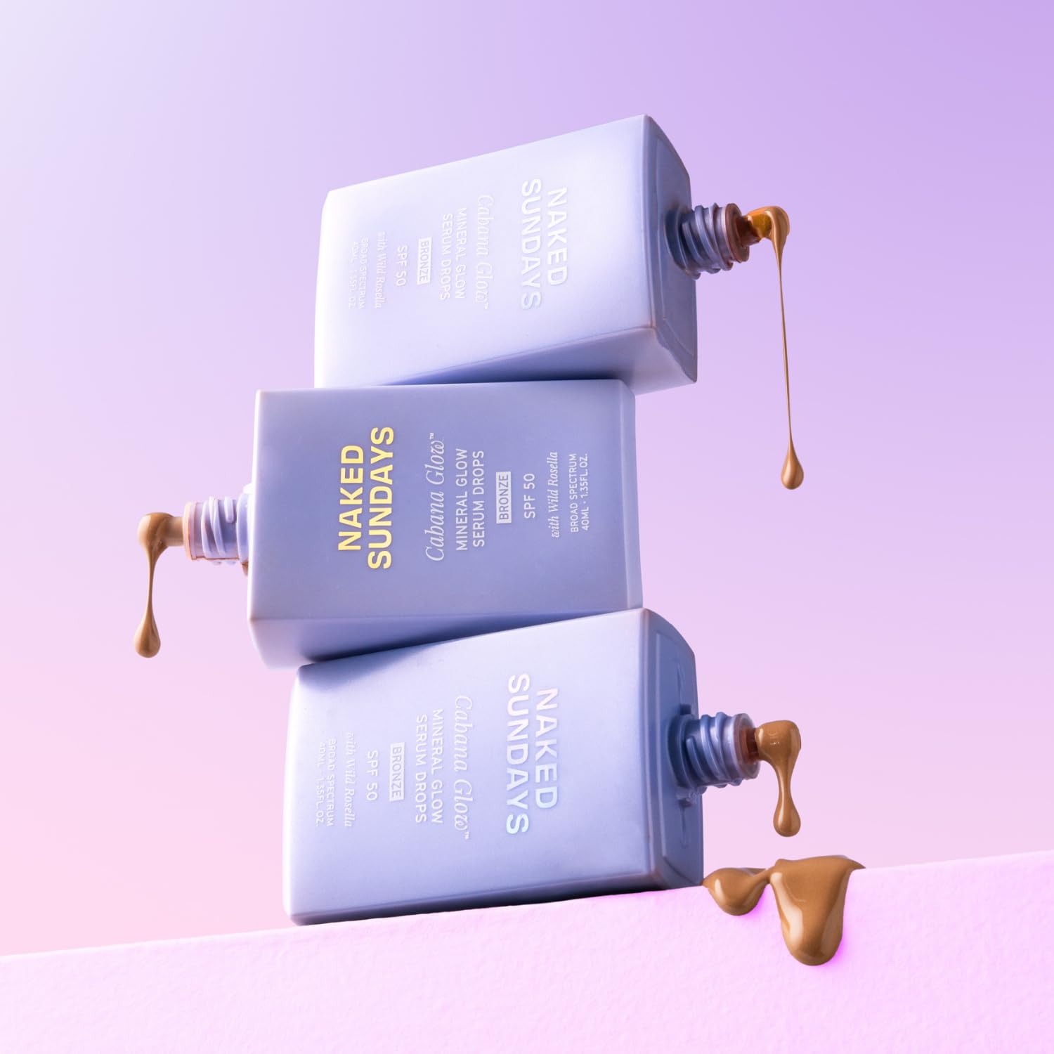 Naked Sundays CabanaGlow SPF50 teint-visage avec protection légère