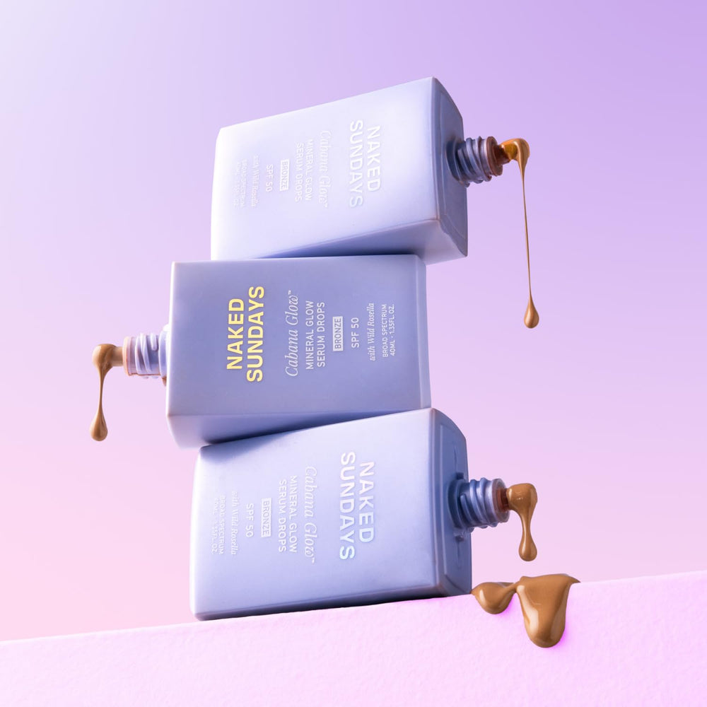 Naked Sundays CabanaGlow SPF50 teint-visage avec protection légère