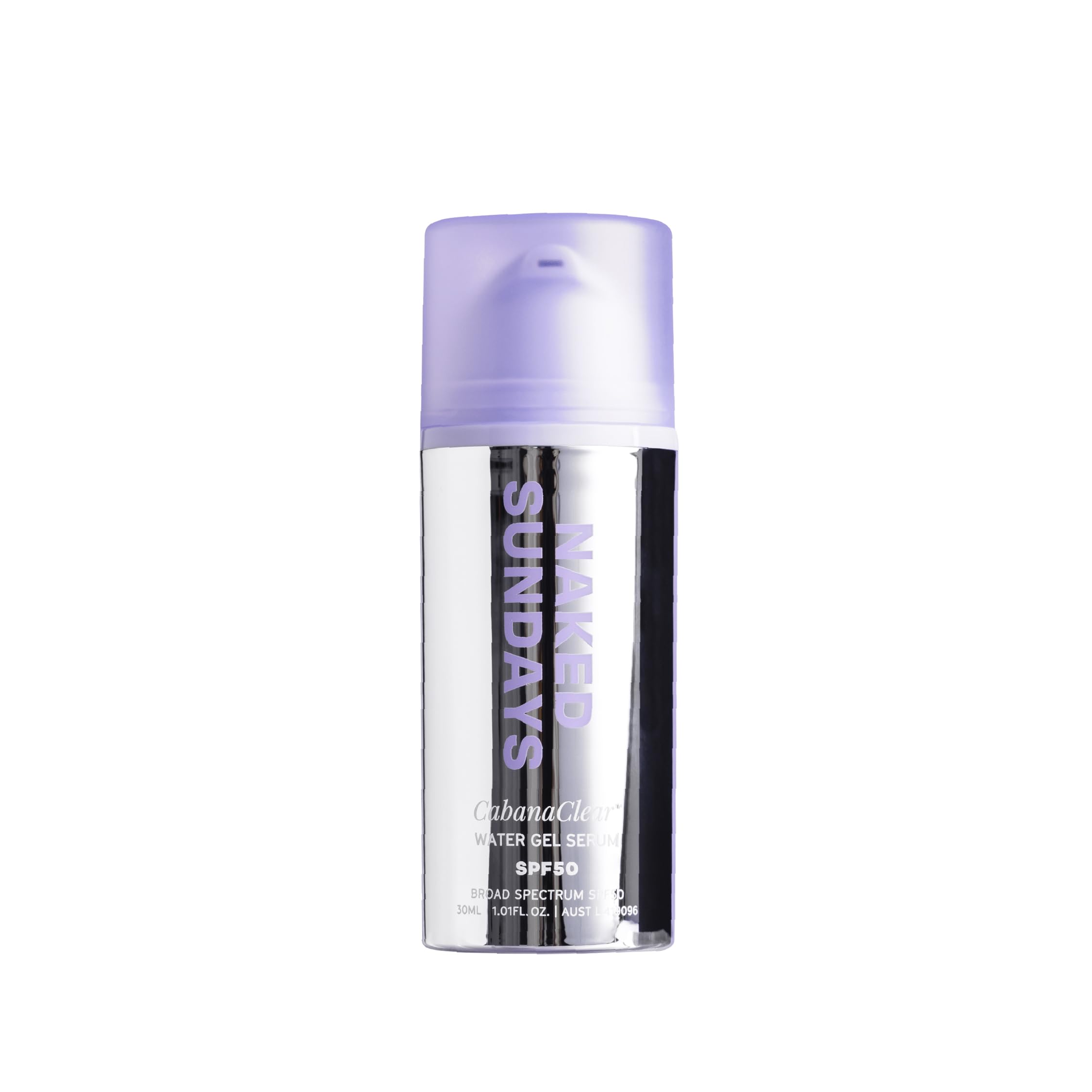 Naked Sundays CabanaClear-serum-visage invisible, protection SPF sans trace blanche.