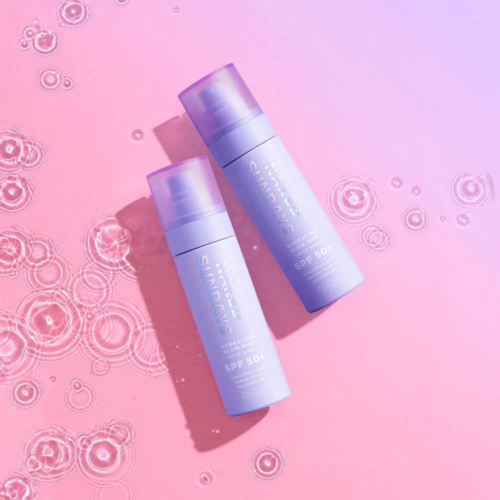 Naked Sundays extrait de melon, antioxydants pour peau lumineuse.