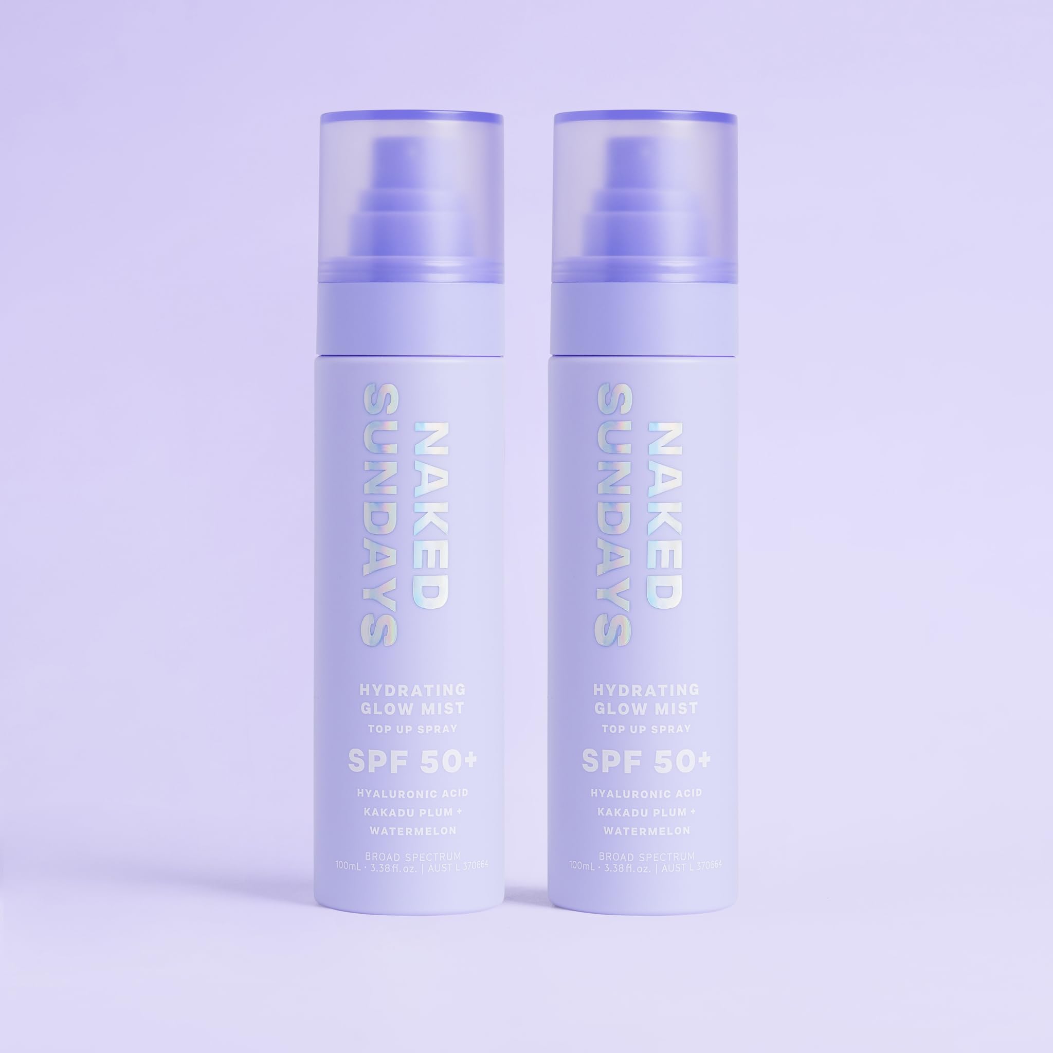 Naked Sundays utilisation quotidienne, spray luxueux pour maquillage et protection.