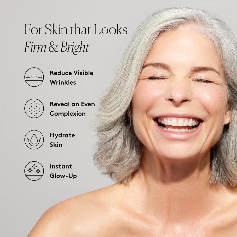 Huile Visage Restorative Naked & Thriving sur flacon, hydratation durable et peau nourrie.