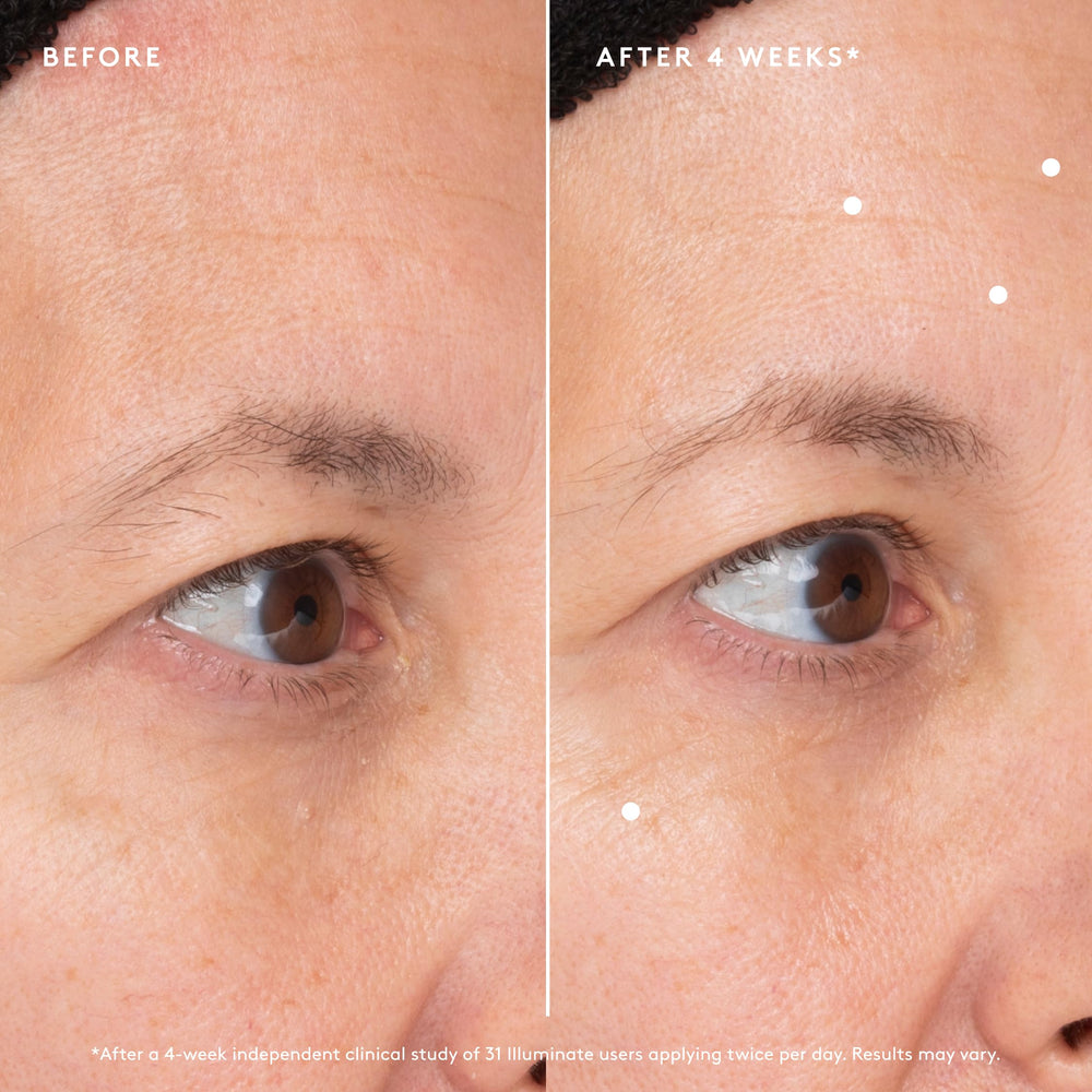 Huile Visage Texture Soyeuse Naked & Thriving prête à l’application délicate.
