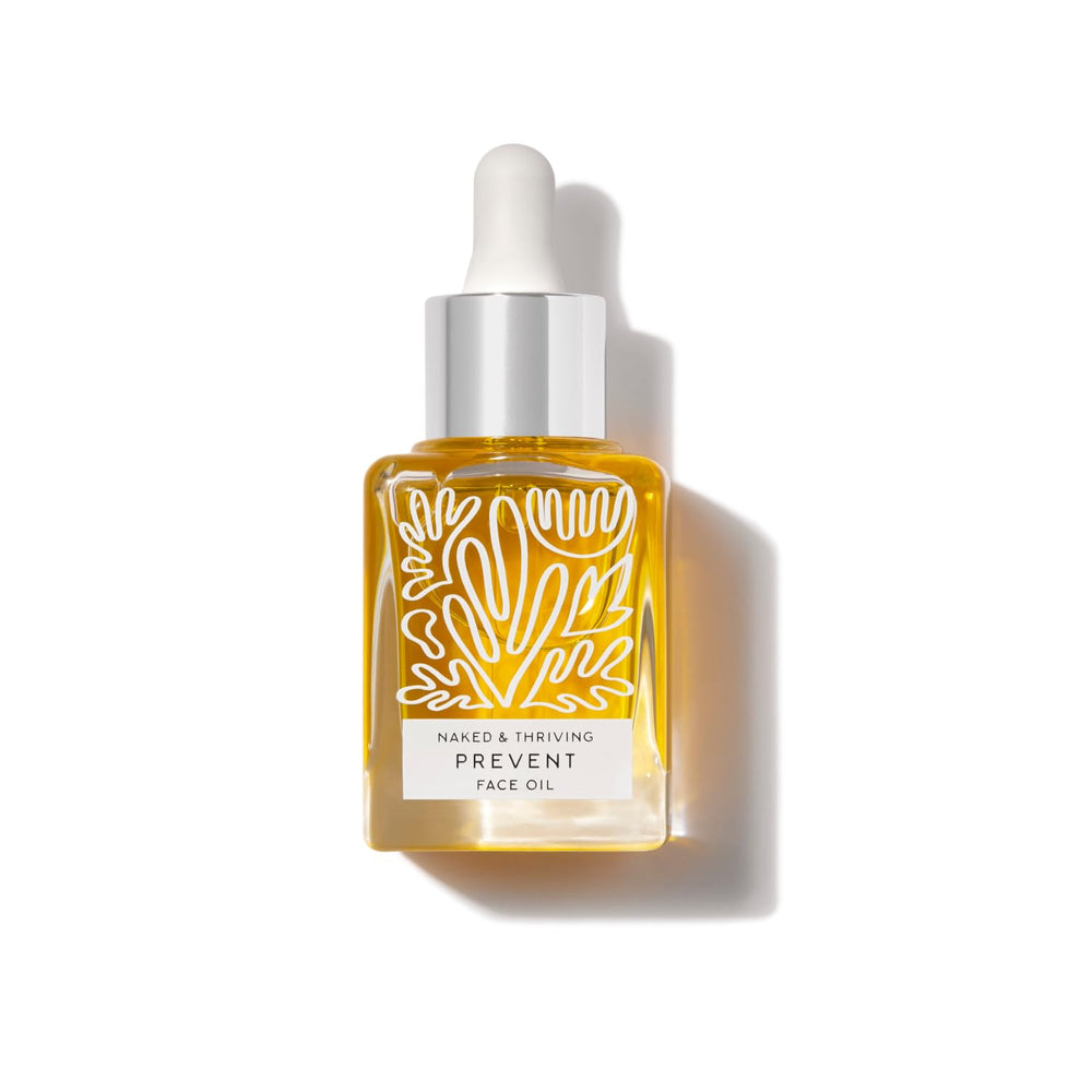 Naked & Thriving Prevent : goutte-pipette facilitant le dosage de l'huile visage.