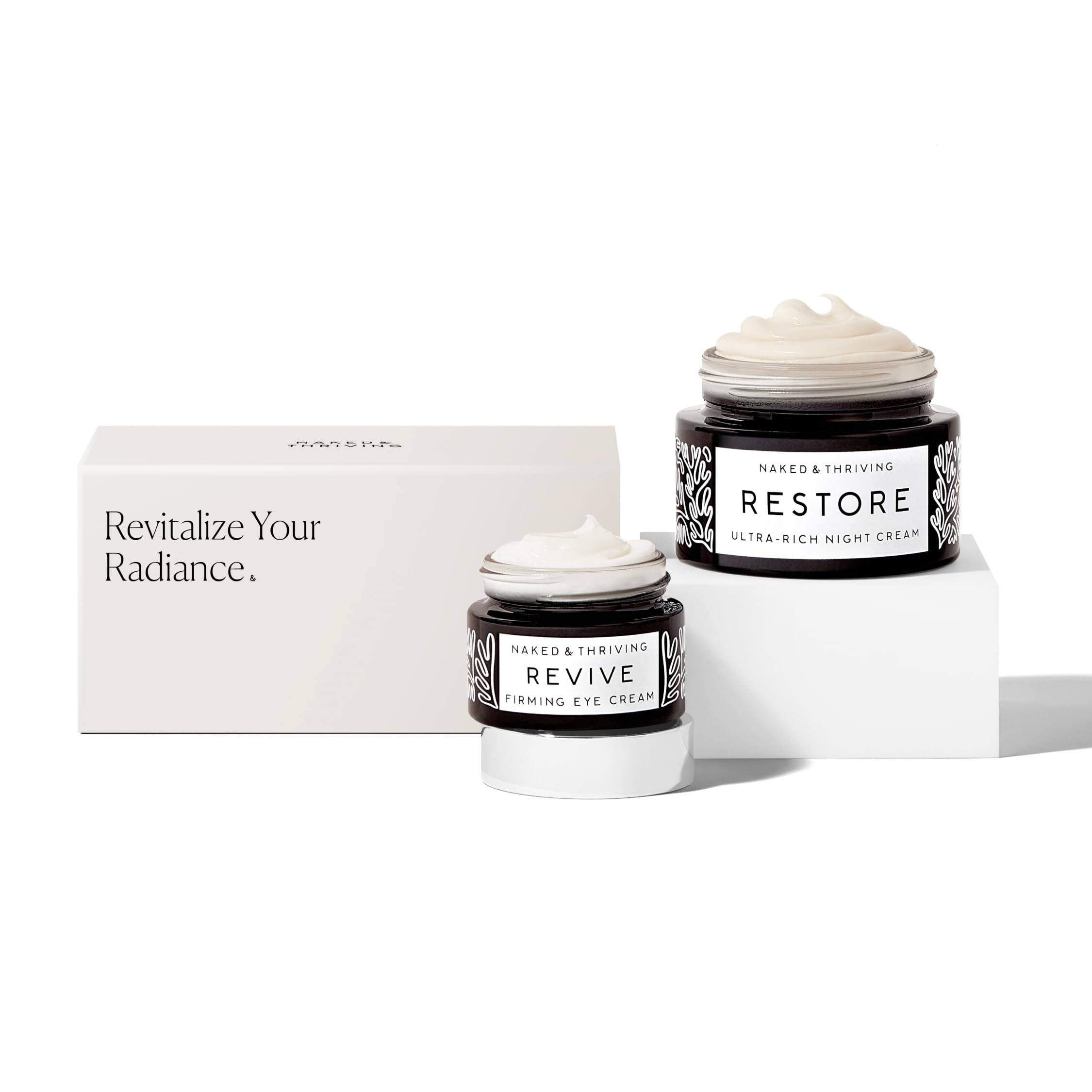 Naked & Thriving Restore crème-nuit-ultra-riche: texture veloutée et hydratation durable.
