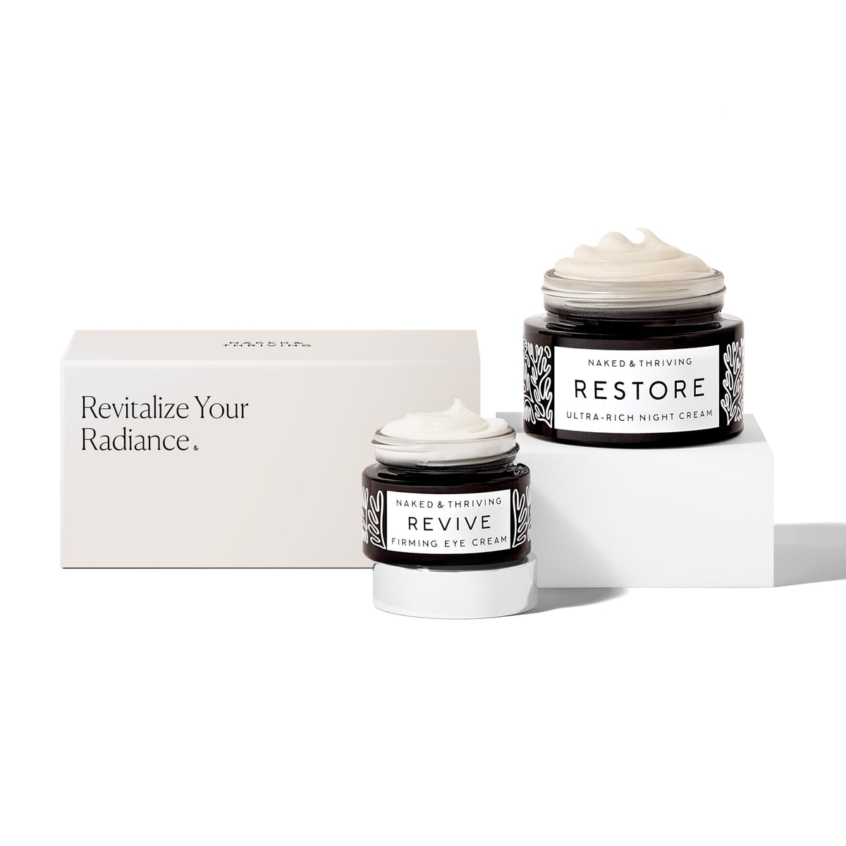 Naked & Thriving Restore crème-nuit-ultra-riche: texture veloutée et hydratation durable.