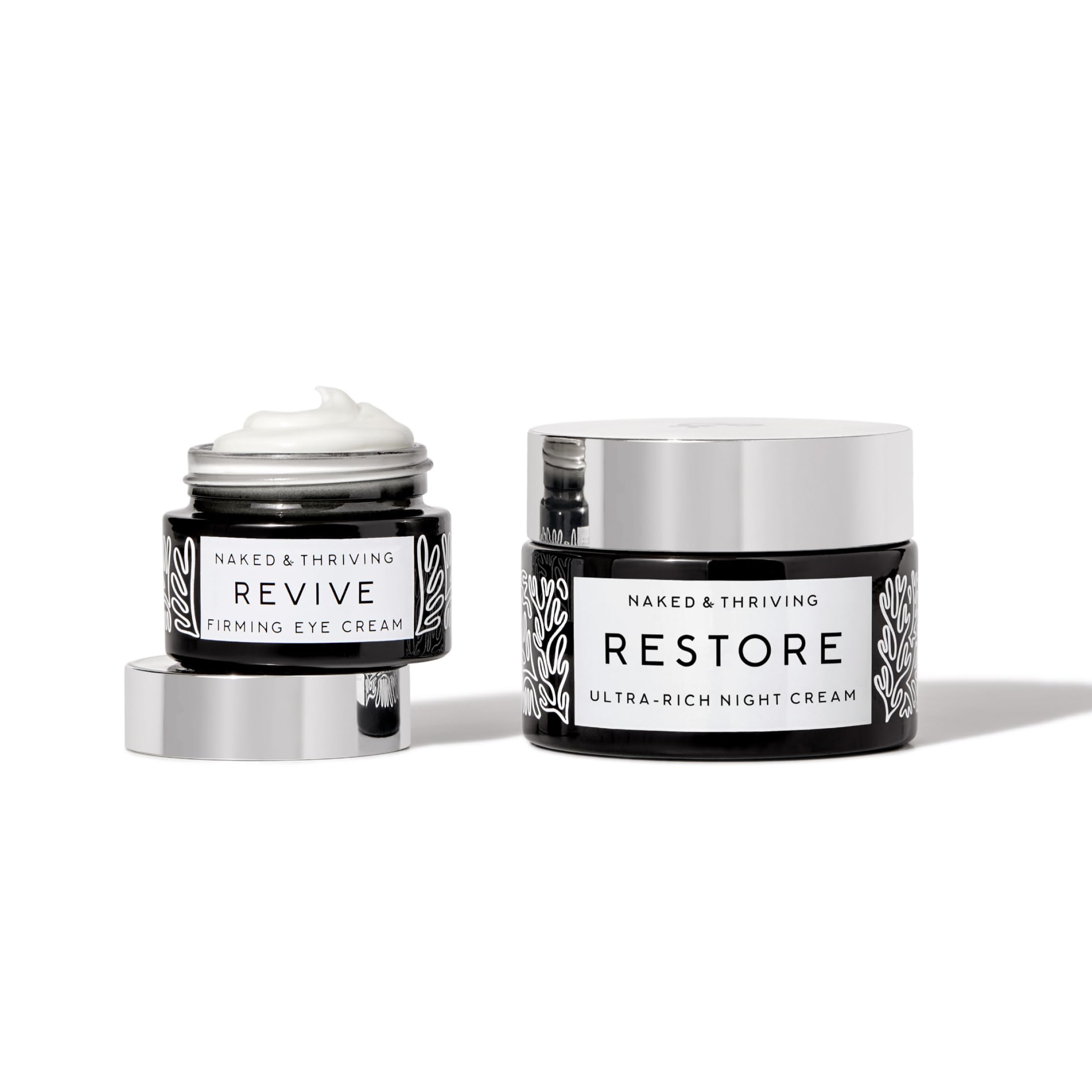 Naked & Thriving Revive crème-yeux-fermeté: raffermissement du contour des yeux.
