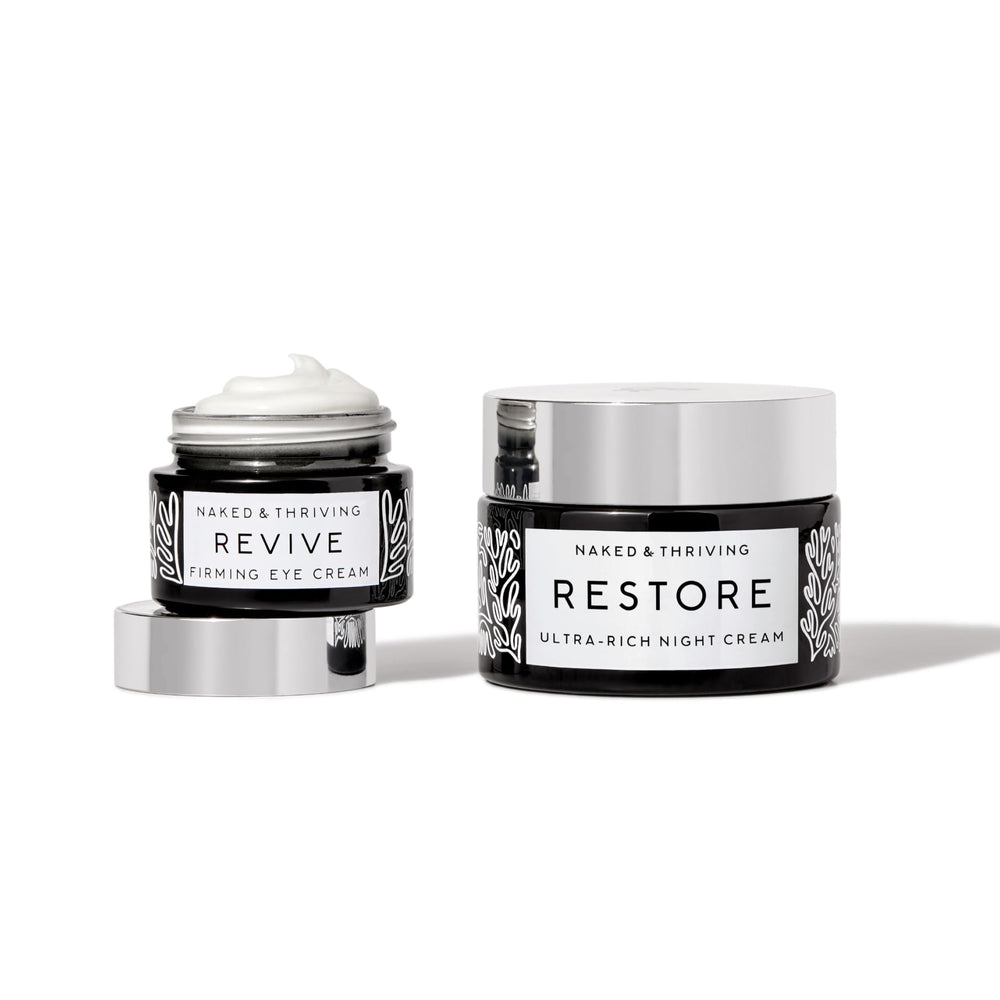 Naked & Thriving Revive crème-yeux-fermeté: raffermissement du contour des yeux.