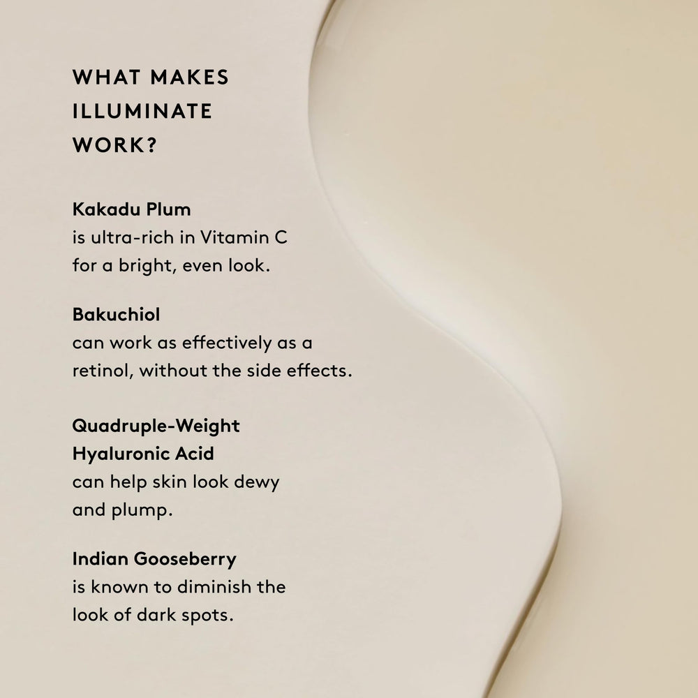 Naked & Thriving Illuminate: vitamine C pour teint uniforme et éclat.