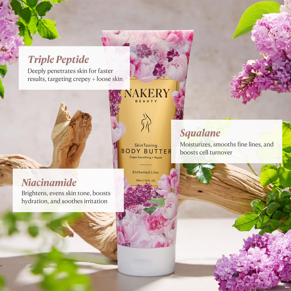 Nakery Beurre Corp Tonifiant Pot Lilas: texture riche et douceur durable.