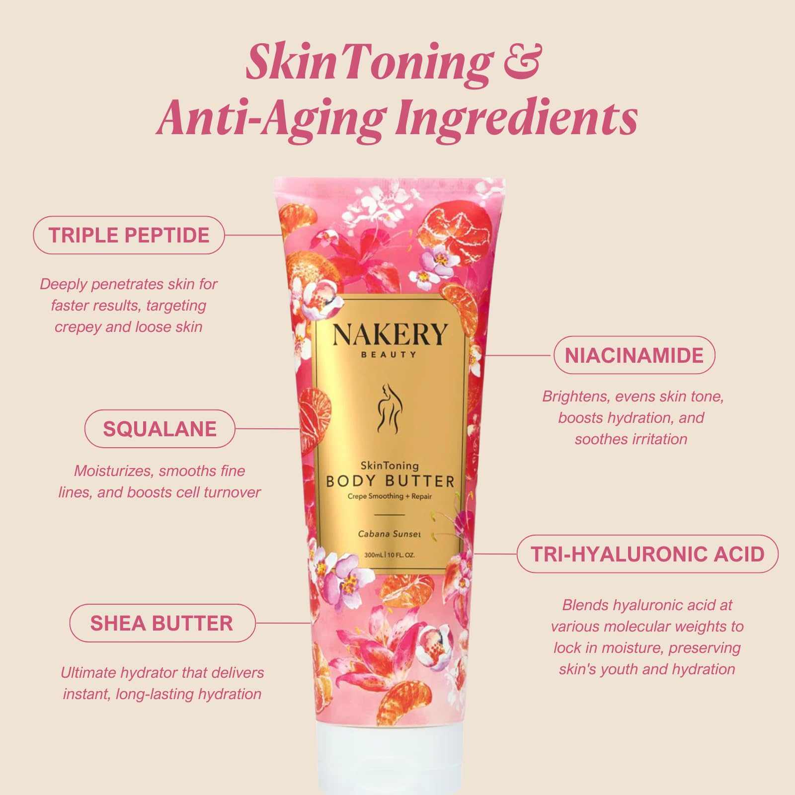 Nakery Crème Corps — Texture légère, application rapide et non grasse