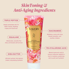 Nakery Crème Corps — Texture légère, application rapide et non grasse