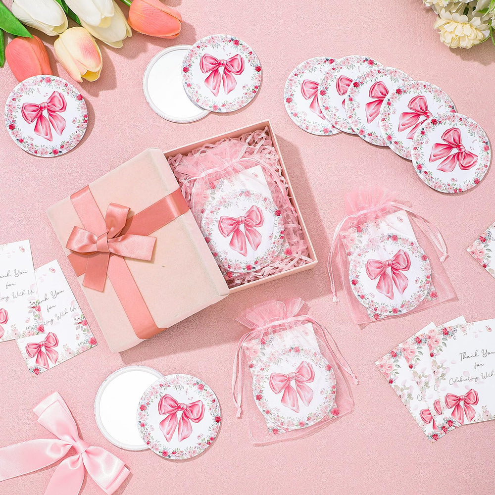 Namalu ensemble 48 miroirs, cartes et organza, solution complète pour fêtes.