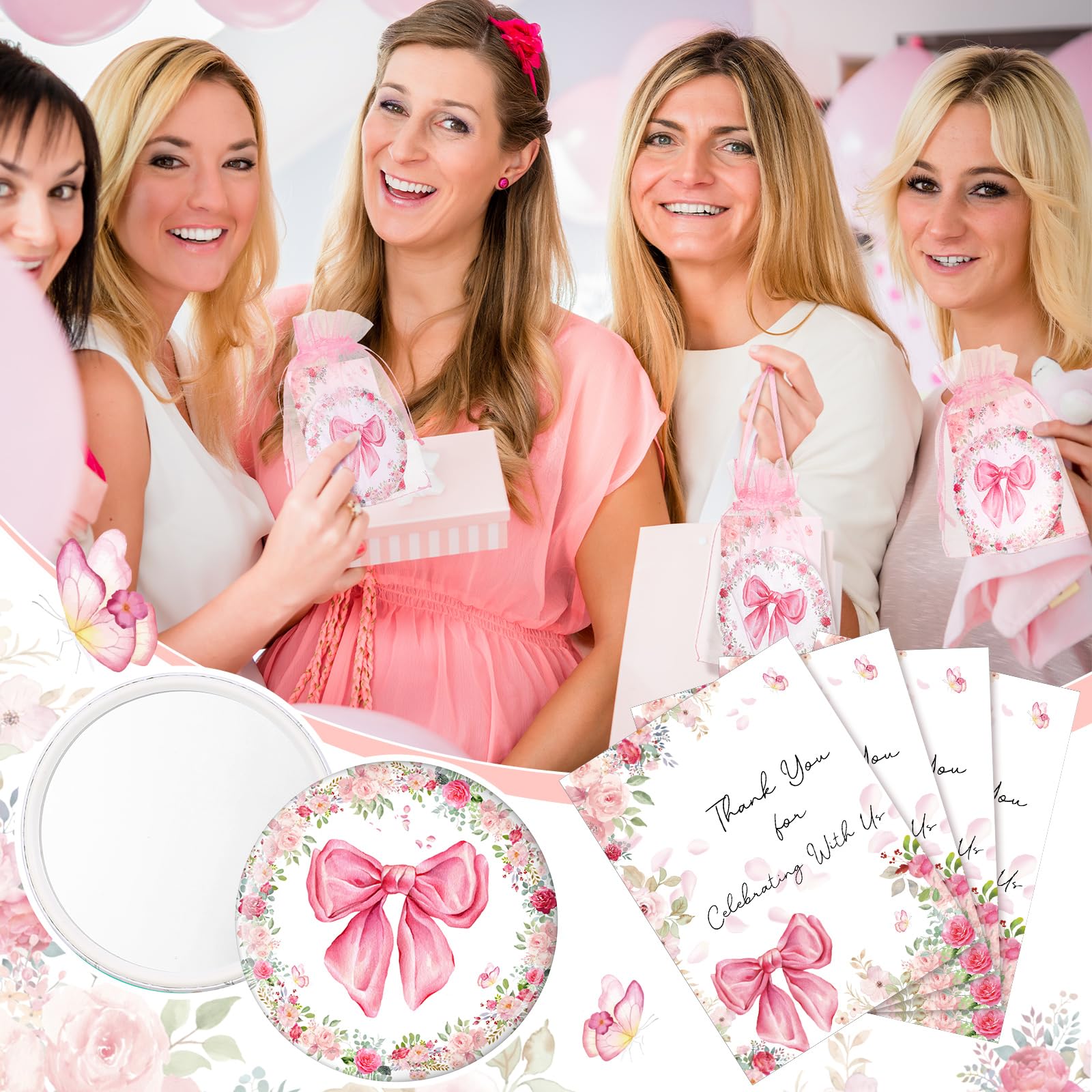 Namalu sachet organza rose, accessoire réutilisable et élégant pour les invités.