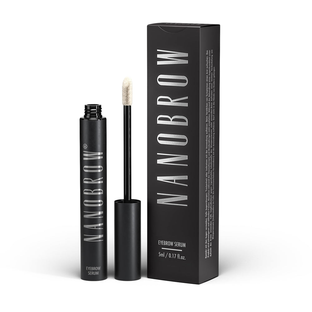 Nanobrow Serum Sourcils: flacon 5ml, application facile pour des sourcils plus fournis.