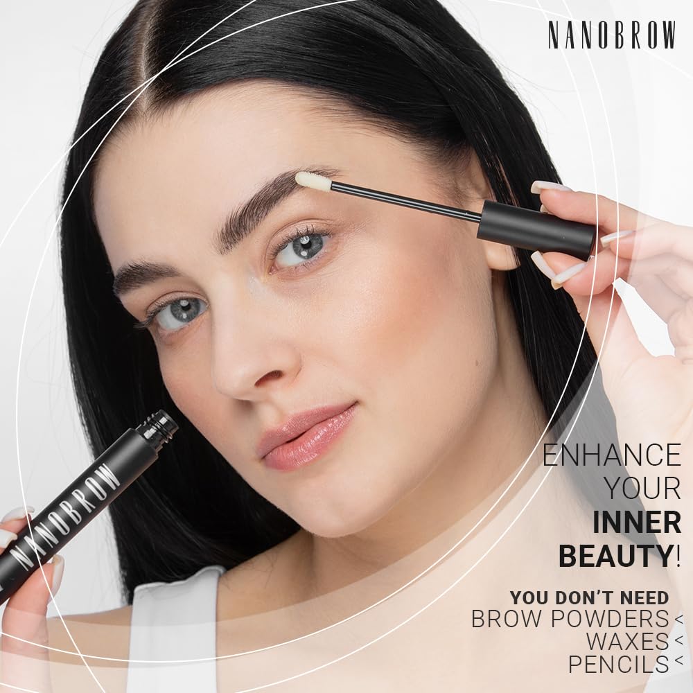 Texture legere du Serum Nanobrow, absorption rapide sans sensation gras.