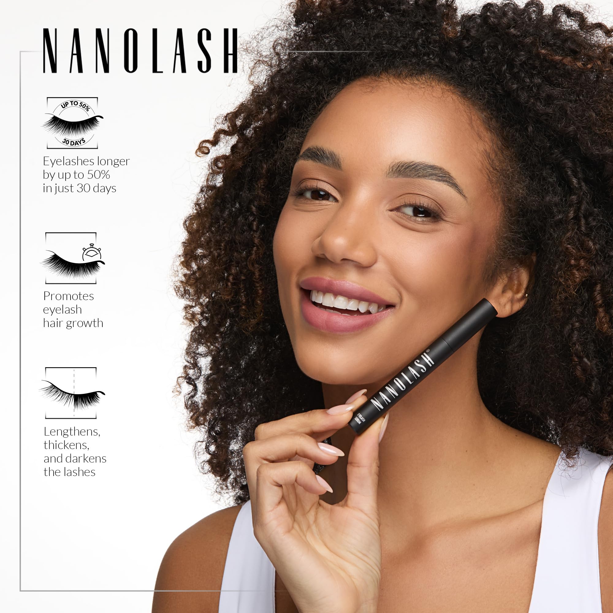 Nanolash odeur neutre: utilisation confortable au quotidien.