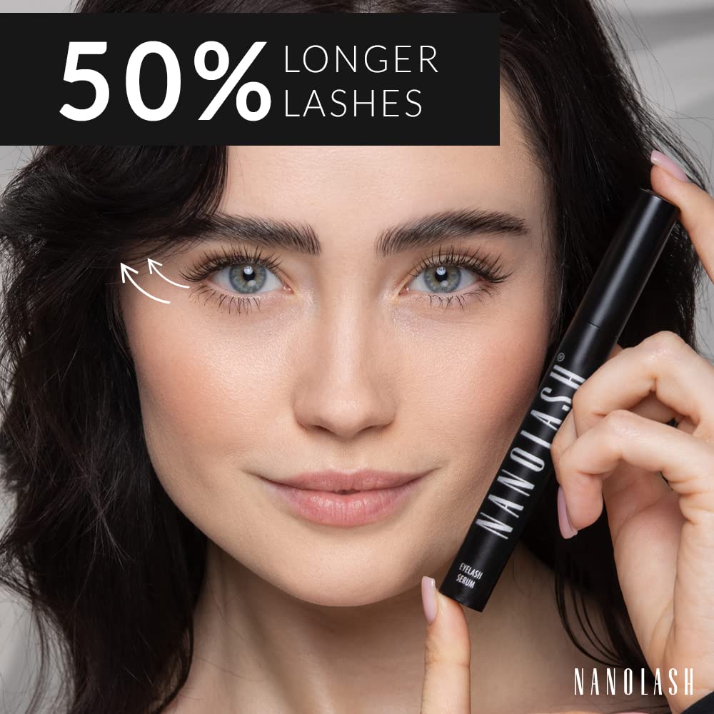 Nanolash serum: formule non irritante pour une utilisation confortable.
