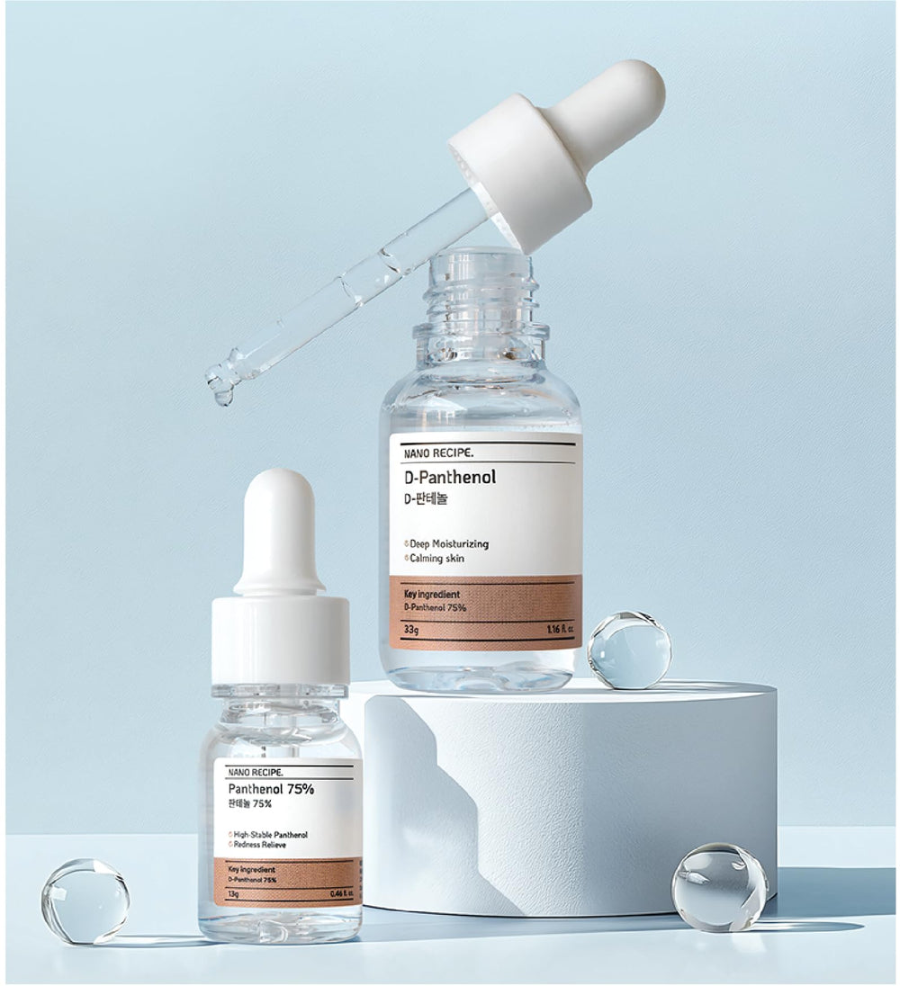 Nano Recipe D-Panthenol, goutte concentrée pour hydrater peau et cheveux