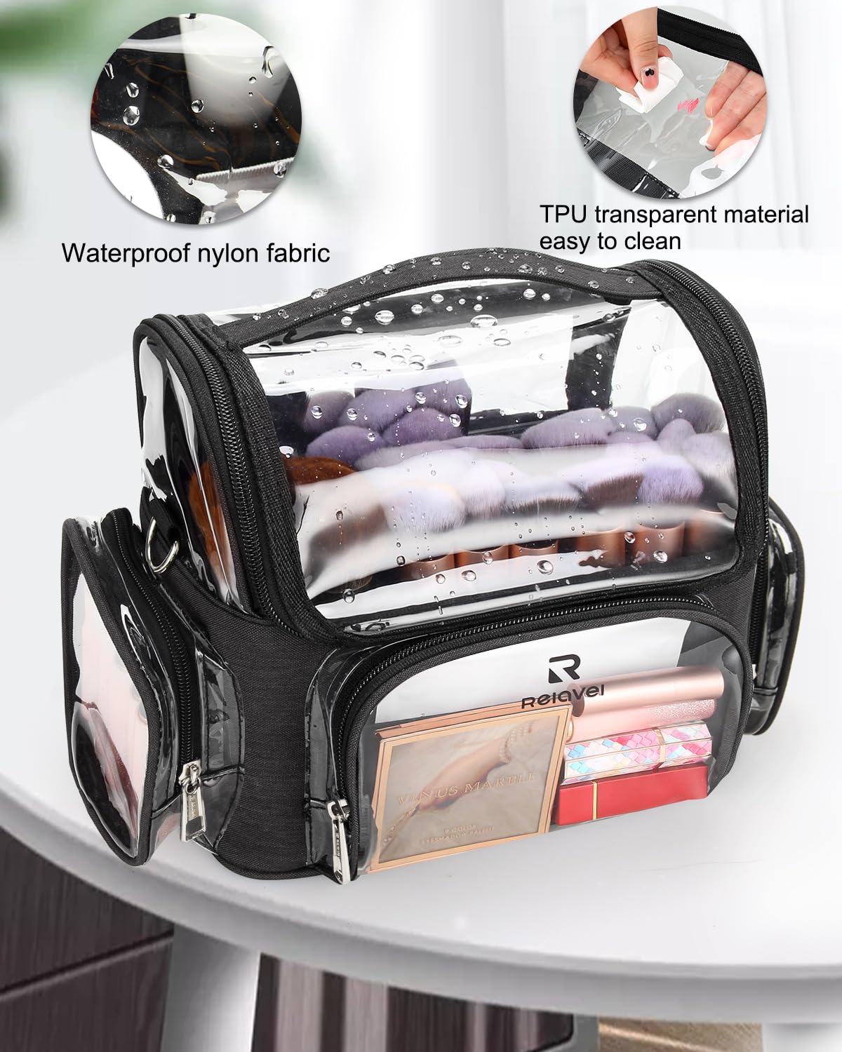 NAONAYA trousse pinceaux sangle réglable pour transport confortable