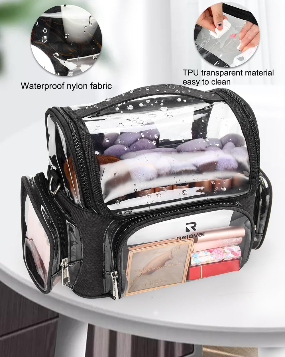 NAONAYA trousse pinceaux sangle réglable pour transport confortable