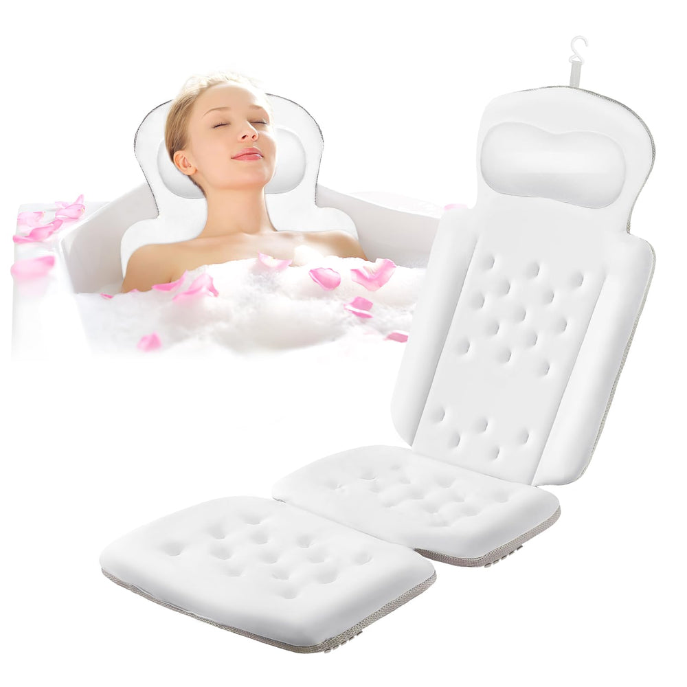 Naposeuo oreiller bain luxueux corps-entier 51 po x 16 po, soutien confortable.