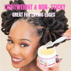 Application du gel sur les locs, NappStar, retwist efficace et bordures bien posées.