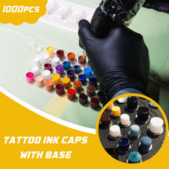 Lot 1000 gobelets tatouage Narkysus, 14mm, jetables et pratiques.
