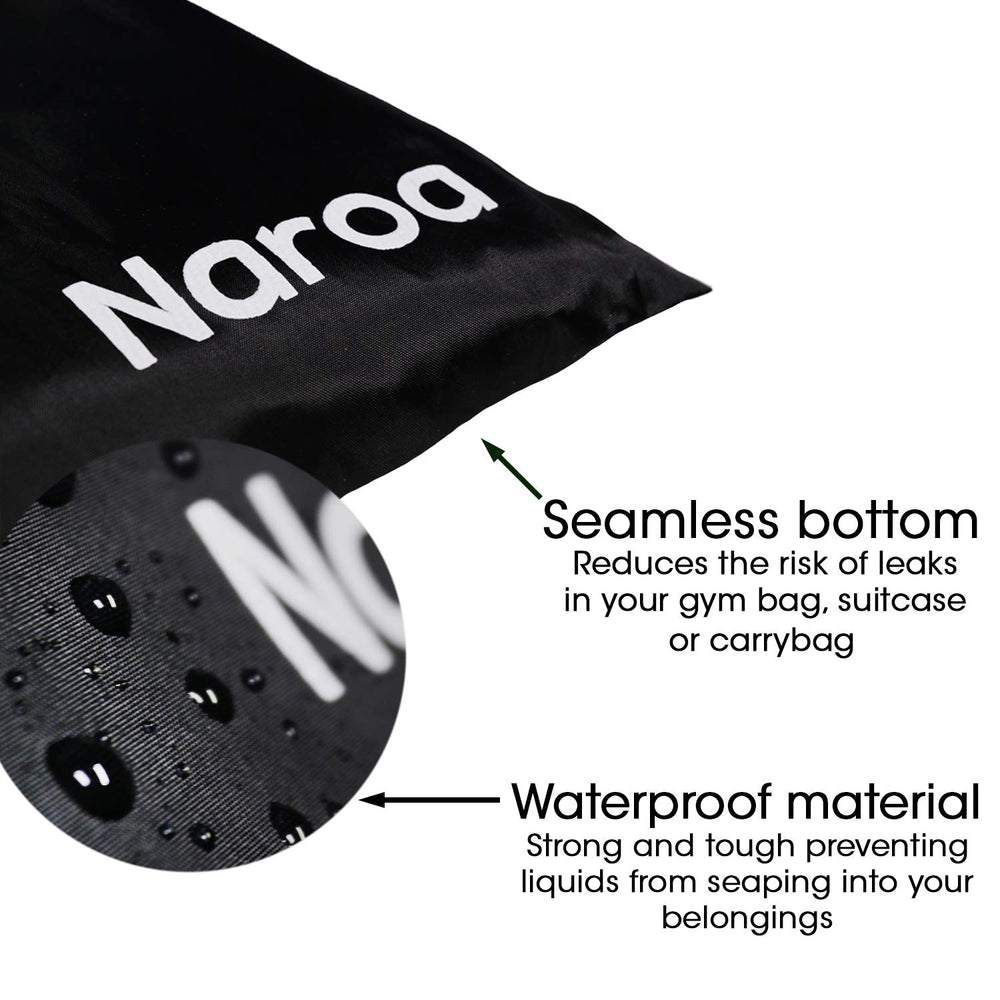 Naroa patins d'aspiration doubles, fixation stable en salle de bain.