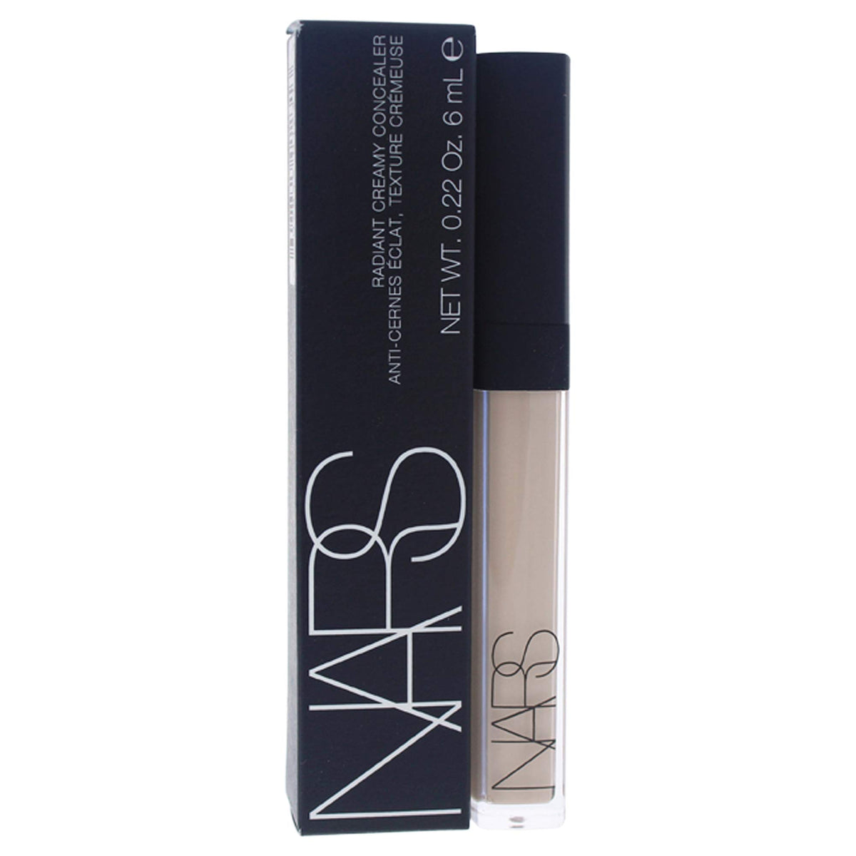 NARS Correcteur crème lumineux Chantilly — texture soyeuse et applicateur pour une couvrance naturelle.