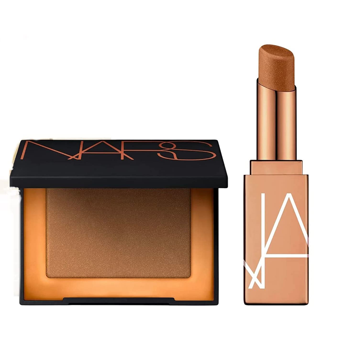 NARS Laguna et baume levres: éclat naturel et hydratation longue durée en voyage.