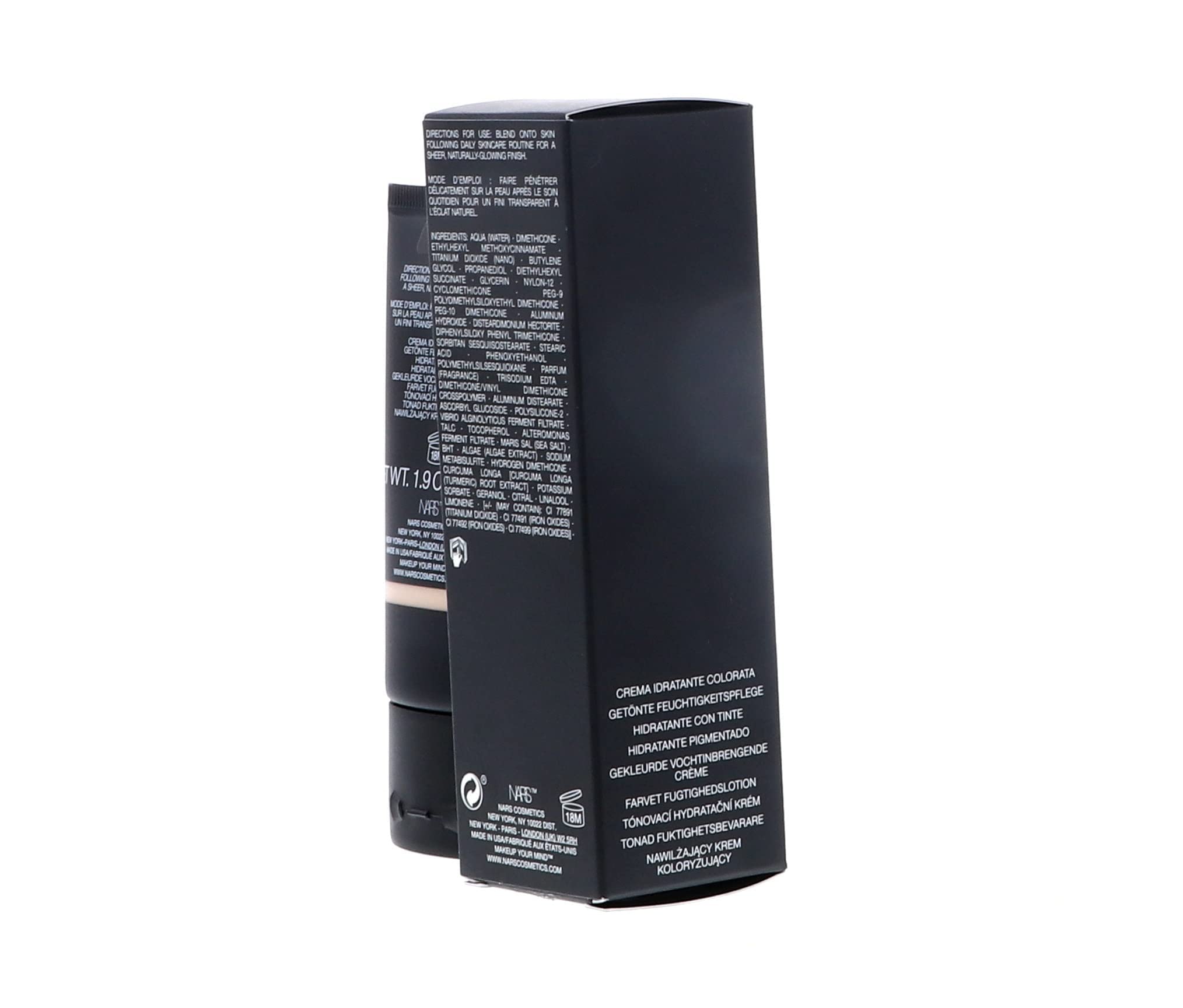 NARS Pure Radiant Hydratant Teinté Terre-Neuve, sans parfum synthétique.