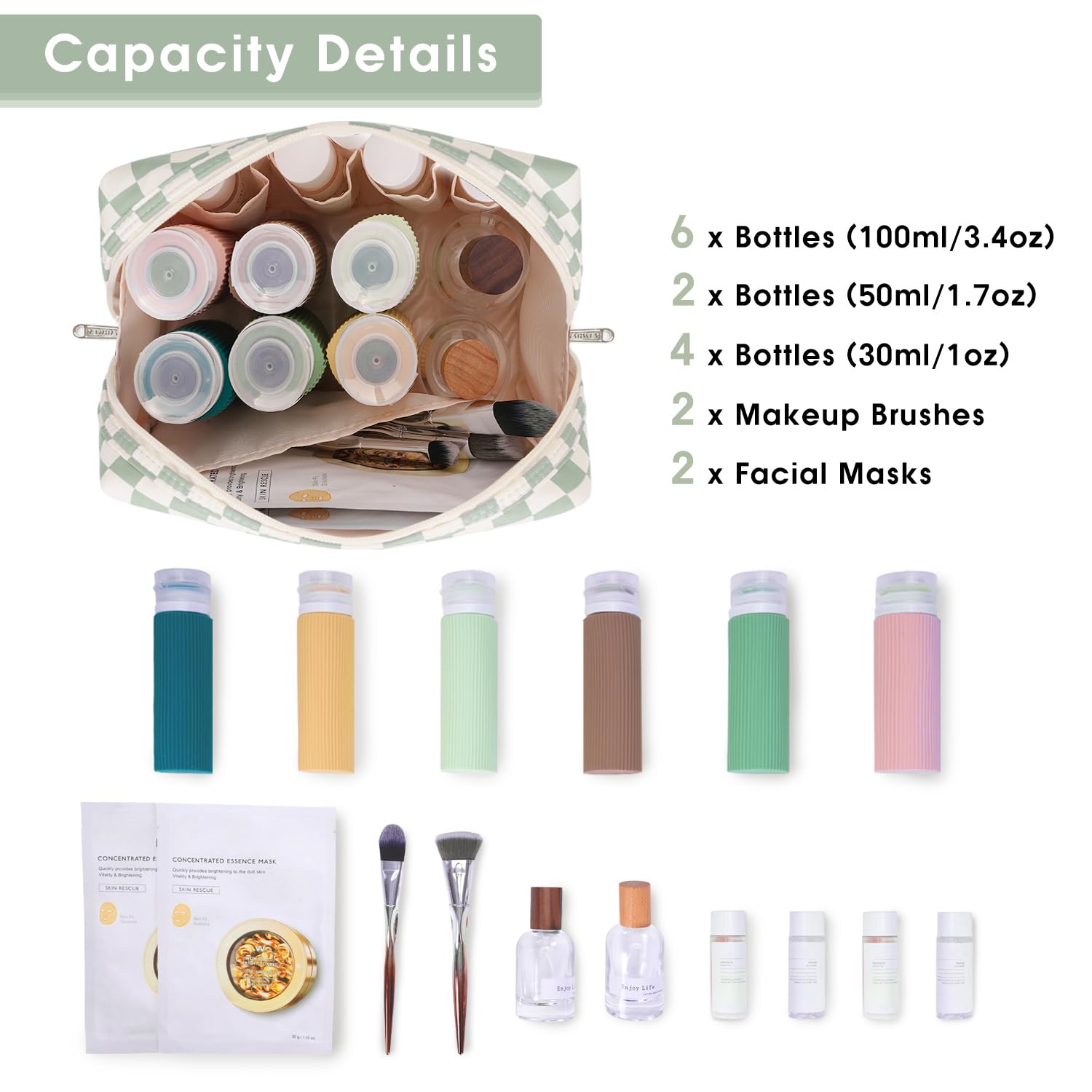 Narwey grand compartiment offre rangement clair et accessible pour essentiels de voyage.